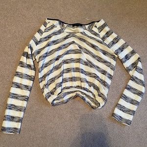 Sanctuary Cropped Stripped Sweater